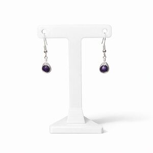 Charoite Wire Wrapped Earrings